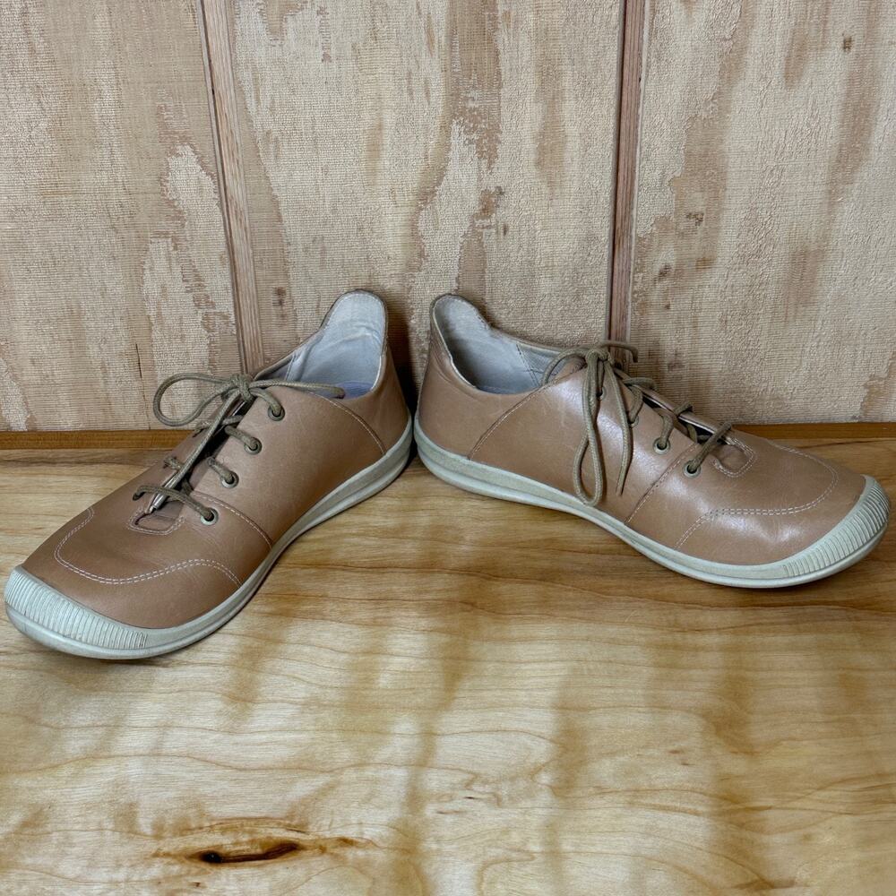 KEEN Womens Lorelai II Leather Lace Up Comfort Sneaker Shoes Size 7.5 Brick Dust - Picture 5 of 8